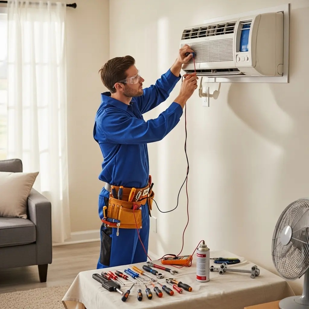 Kızılcahamam Dominox Dominox klima gaz dolumu ve bakım – Enerji verimliliği artırıldı. - Teknik servis örneği